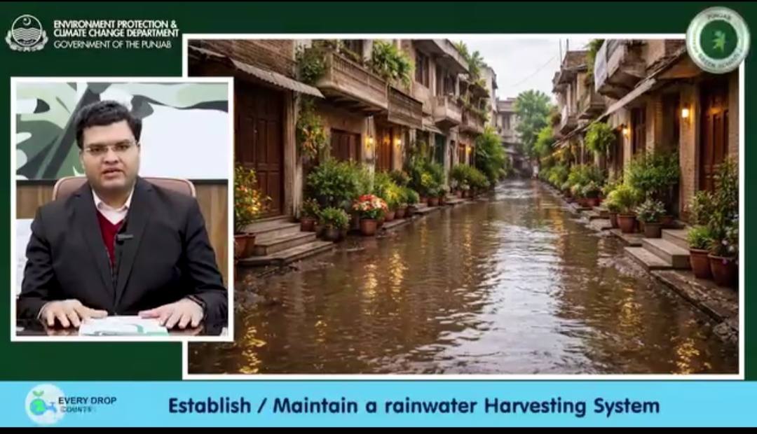 Every drop count: Establish/maintain rainwater harvesting system (Instagram 09.03.2026)
