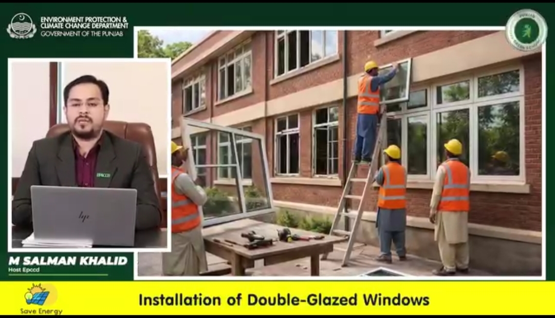 Installation of double glazed windows