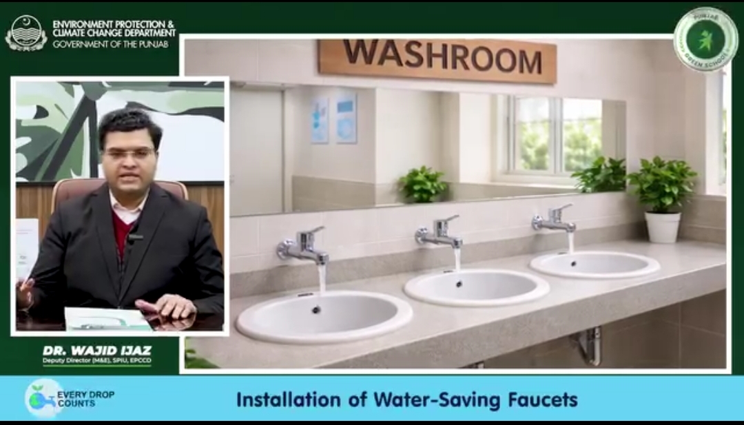 Installation of water saving faucets